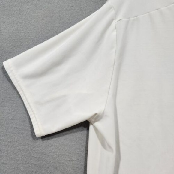 Under Armour Polo Shirt Mens 2XL White TShirt HeatGear Short Sleeve - Picture 5 of 16